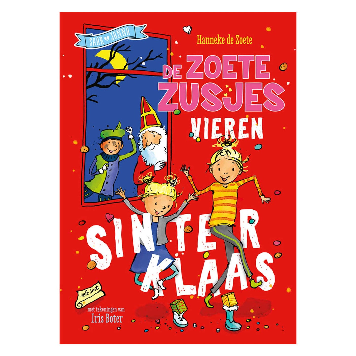 Im Central Book House feiern die süßen Schwestern Sinterklaas