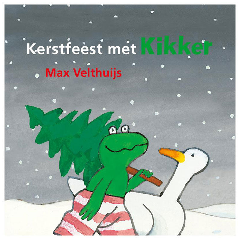 Weihnachtsfeier mit Frosch