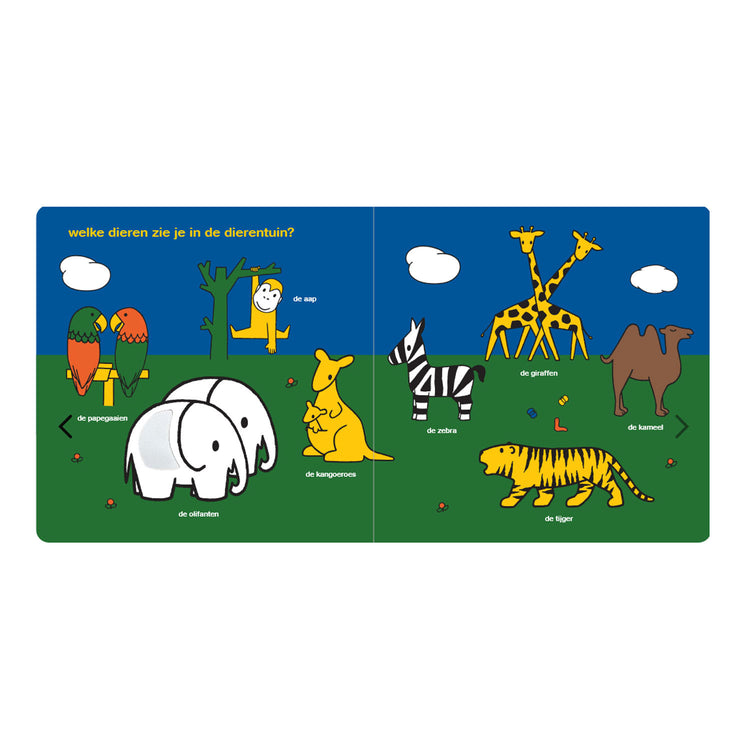 Zentrales Buchhaus Miffy taktiles Buch zum Lernen von Wörtern