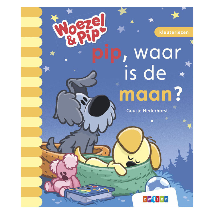 Kindergärtner Reading - Woezel Pip - Pip, wo ist der Mond?