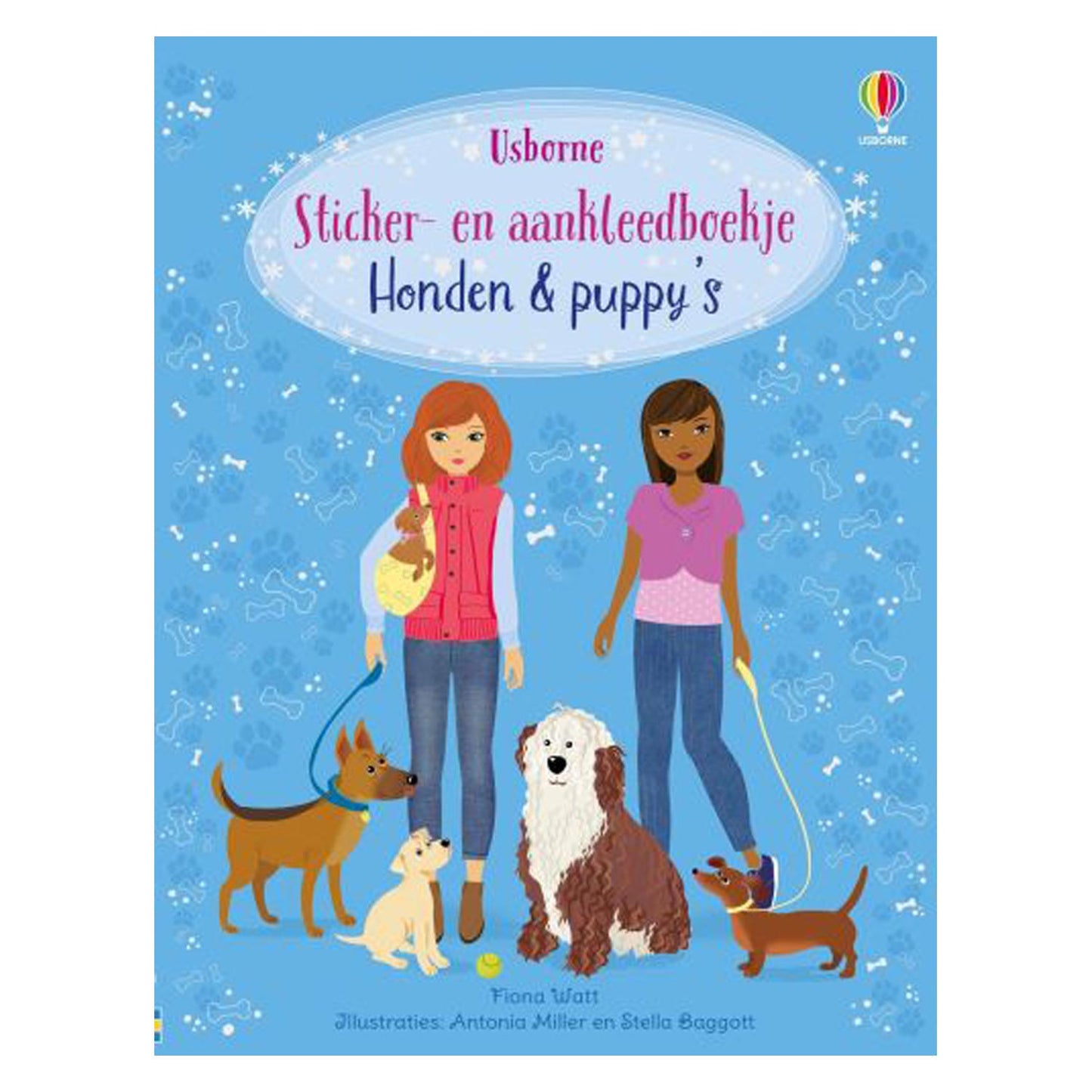 Aufkleber- und Verbandbuchhunde und Welpen