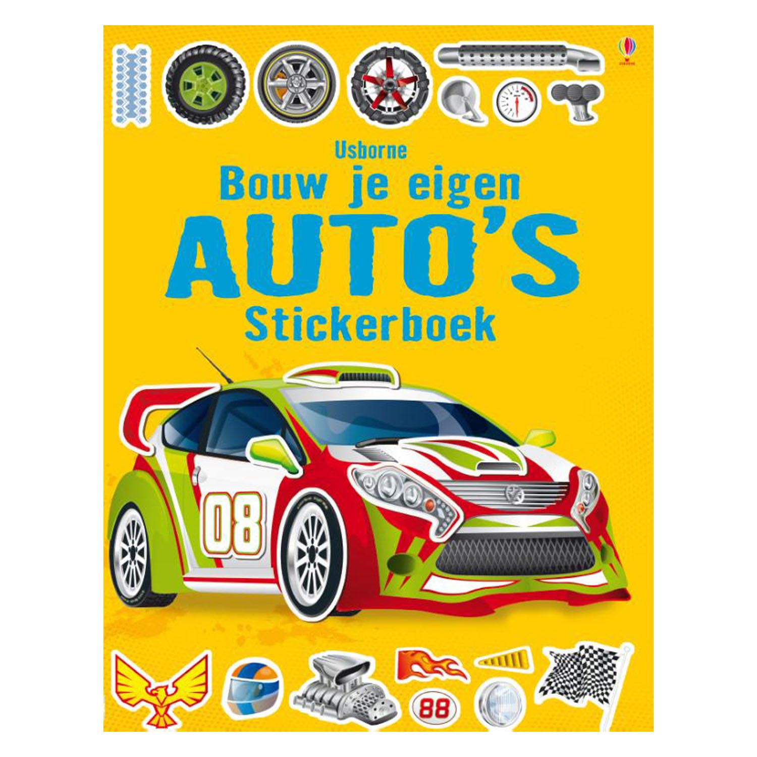 Bauen Sie Ihr eigenes Autos -Aufkleberbuch