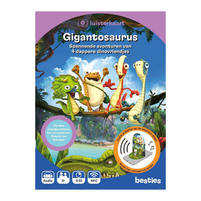 Zentrales Buchhaus „Gigantosaurus“, spannende Abenteuer von 4 mutigen Dinosaurierfreunden, Hörbuch