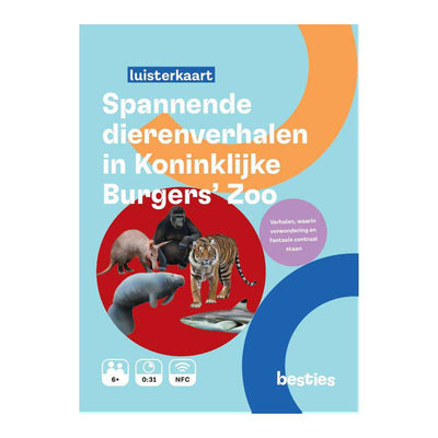 Zentrales Buchhaus, spannende Tiergeschichten im königlichen Bürgerzoo, Hörkarte