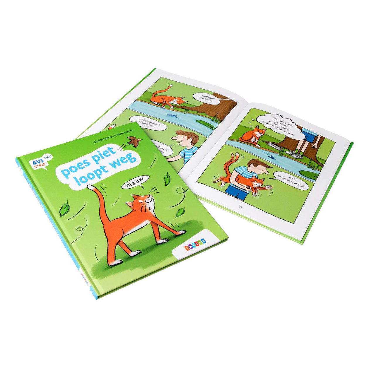 Katze Piet vom WPG-Verlag rennt weg – AVI beginnt mit dem Comic