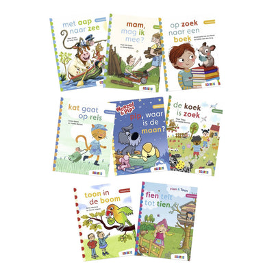 WPG Publishers-Paket zum Lesen für Kleinkinder – 8 Titel – AVI Start
