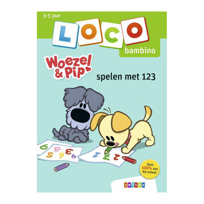 WPG-Verleger Loco Bambino Woezel Pip Paket Buchstaben Zahlen