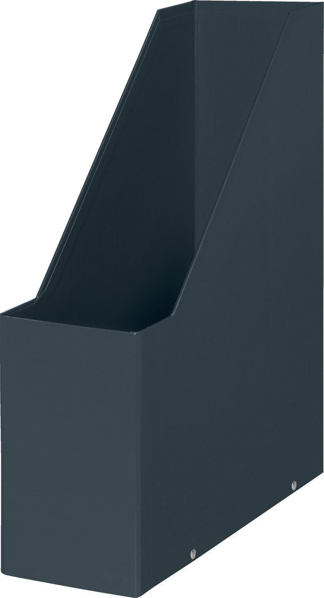 Leitz Cozy Click Store nachhaltiger Zeitschriftenhalter für A4-Dokumente – 77 % recycelter Karton – 10,3 x 33 x 25,3 cm (BxHxT) – Samtgrau