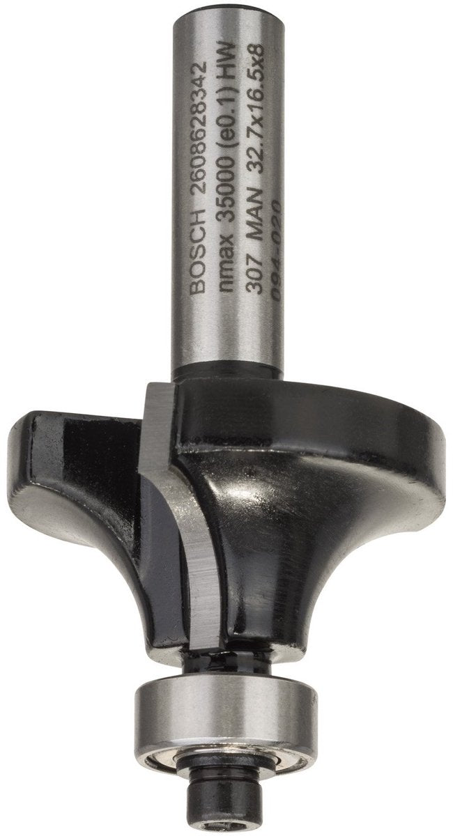 Bosch Rundprofilfräser + Lager hm 10x17mm 8mm