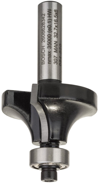 Bosch Rundprofilfräser + Lager hm 10x17mm 8mm