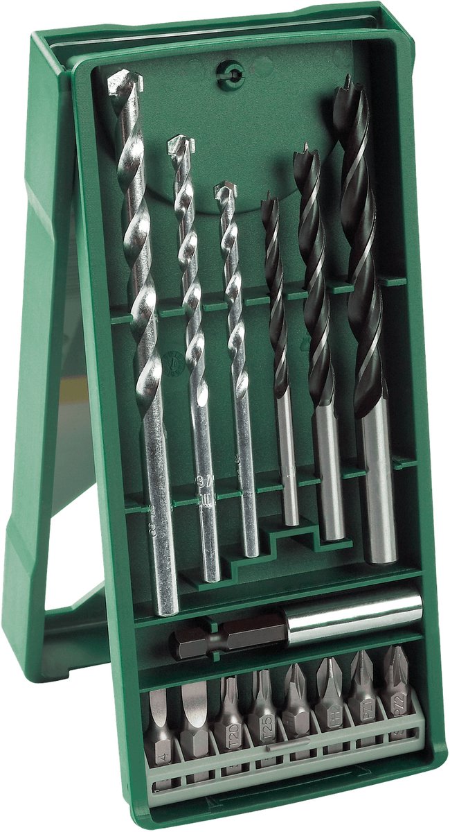 Bosch x-line Bohrer-Set – 15-teilig – für Holz und Stein