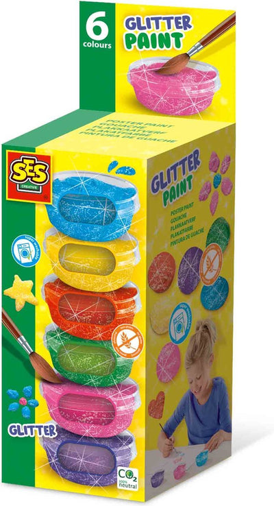 SES Paxter Pail Glitter, 6x45ml