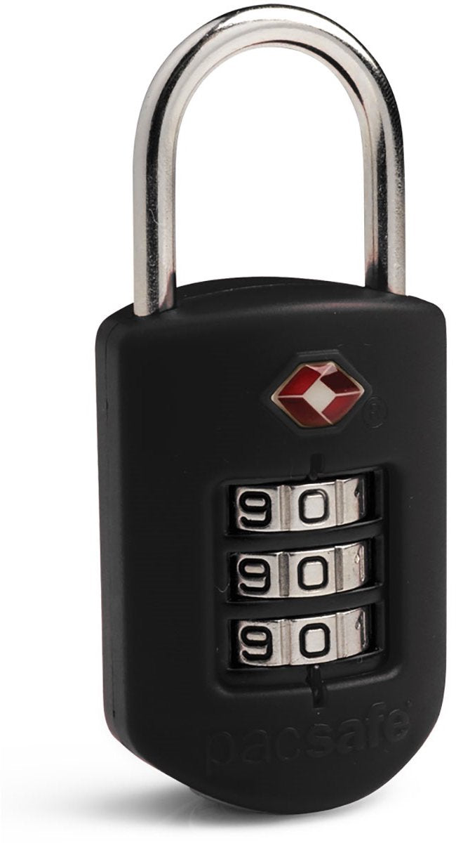 Pacsafe prosafe 1000-tsa Kofferschloss 3-stellig-Reiseschloss-Gepäckschloss-USA-Gepäckschloss-Schwarz (Schwarz)