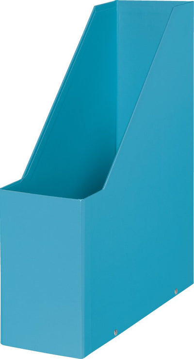 Leitz Cozy Click Store nachhaltiger Zeitschriftenhalter für A4-Dokumente – 77 % recycelter Karton – 10,3 x 33 x 25,3 cm (BxHxT) – heiteres Blau