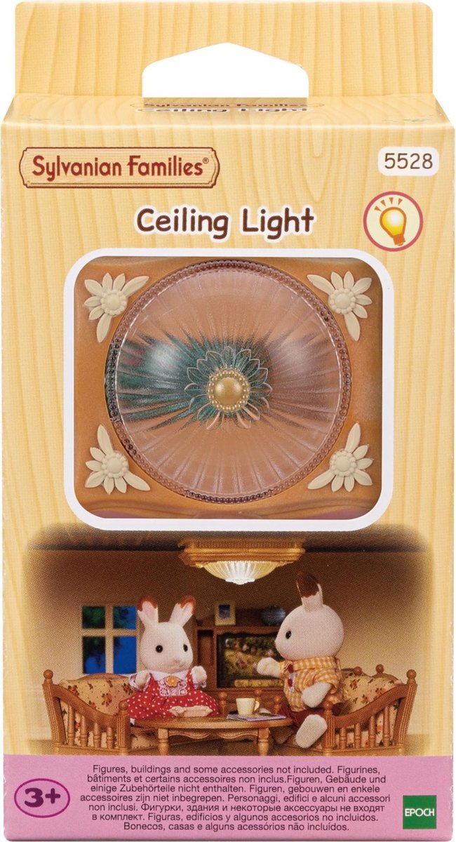 Sylvanian Family 5528 Deckenleuchte – passend für 5303 Starter Home und 5302 Large Country House mit Beleuchtung