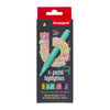 Bruynzeel Markierstifte Set Pastell 4 Farben