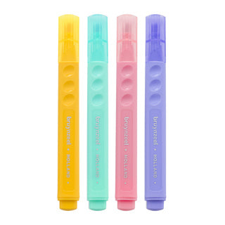 Bruynzeel Markierstifte Set Pastell 4 Farben