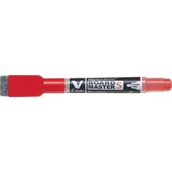 Marker V-Board Master Eraser Pilot extra fein rot