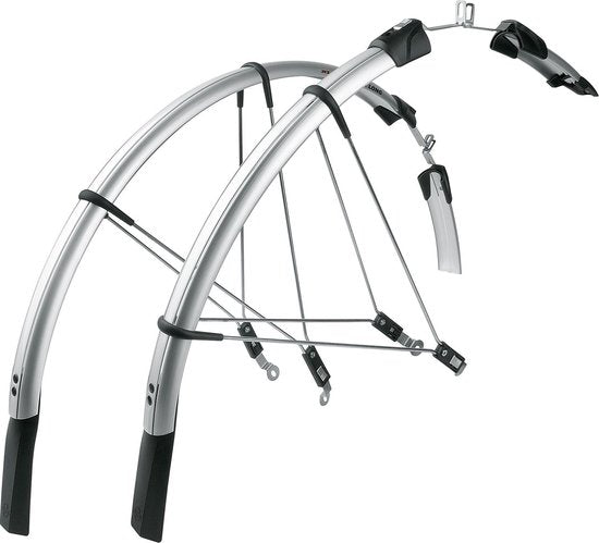 SKS Fender Set RaceBlade Long 28 25mm - Silber