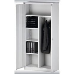 Kleiderschrank Bisley e782aag45445 Melamin 914x400x1950mm grau