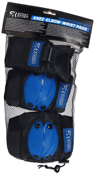 Street Rider Protective Set S Blue, 6dlg.