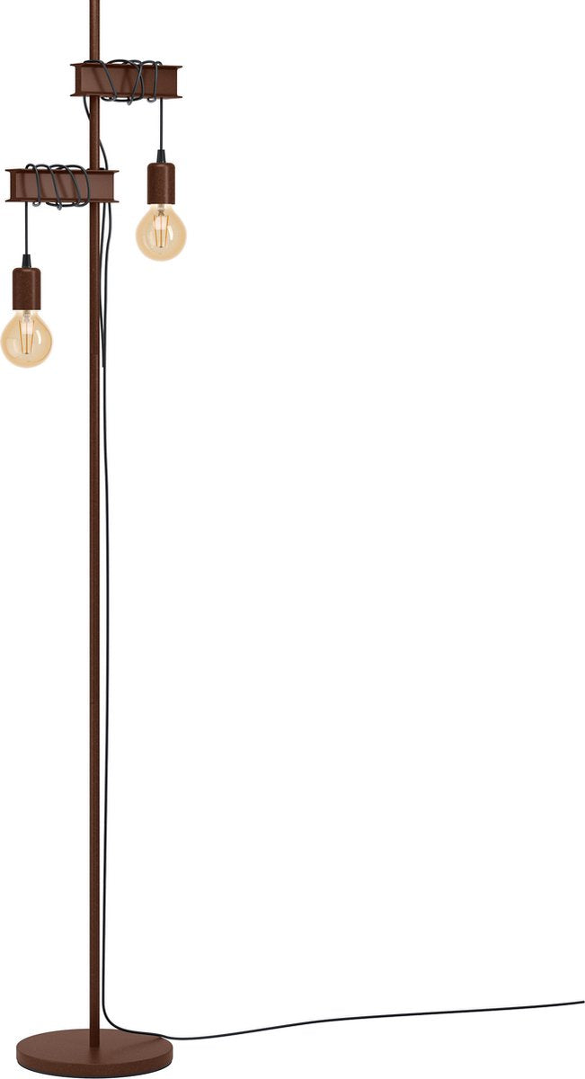 Eglo Townshend 4 Stehleuchte – E27 – 169 cm – Schwarzbraun