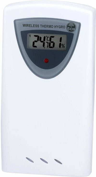 Bresser Thermo-Hygro-Sensor – 433 MHz Frequenz – kompatibel mit einer Reihe von Wetterstationen