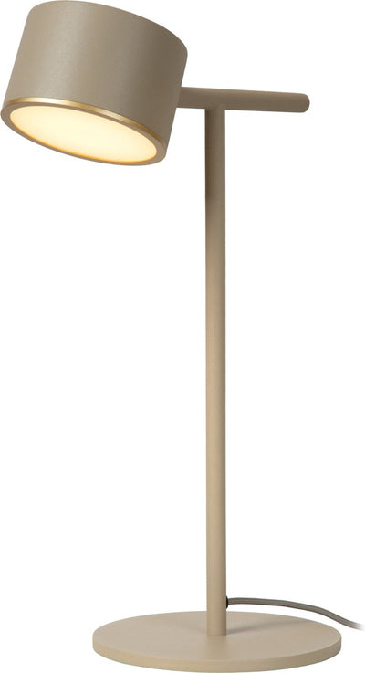 Lucide Gian - Tischleuchte - LED dimmbar - 1x9w 2700k - Taupe