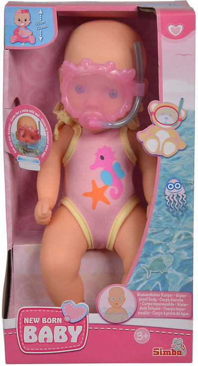 Neugeborenes Baby geborenes Baby Badpop