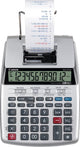 Canon P-23 DTSC II – Tischrechner mit Drucker – 12-stelliges Display – Dual-Stromversorgung – Silber
