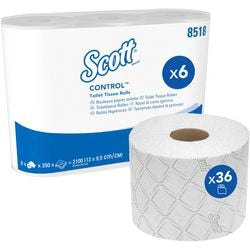 Toilettenpapierrollen Scott 8518 weiß 36 Rollen