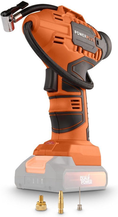 Powerplus Dual Power powdp7020 Luftdruckpumpe 20 V – ohne Akku und Ladegerät