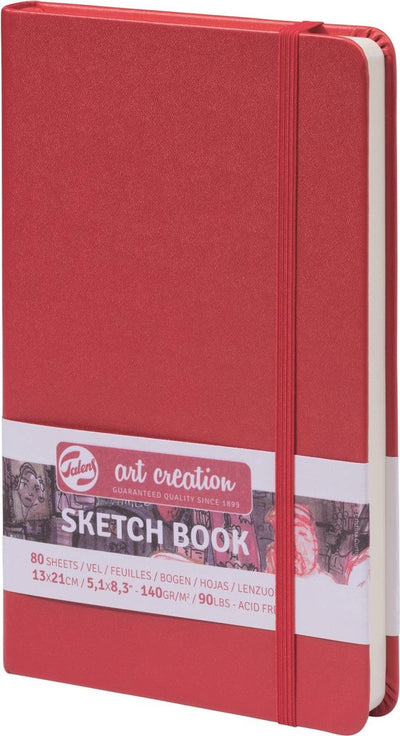 Talens Art Creation • Skizzenbuch rot 13 x 21 cm 140 g 80 Blatt