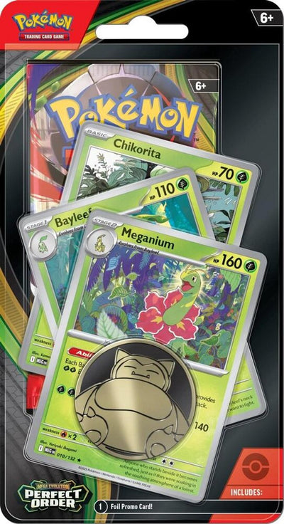 Pokémon-Sammelkartenspiel: Perfect Order – Premium-Checklane-Blister – Meganium
