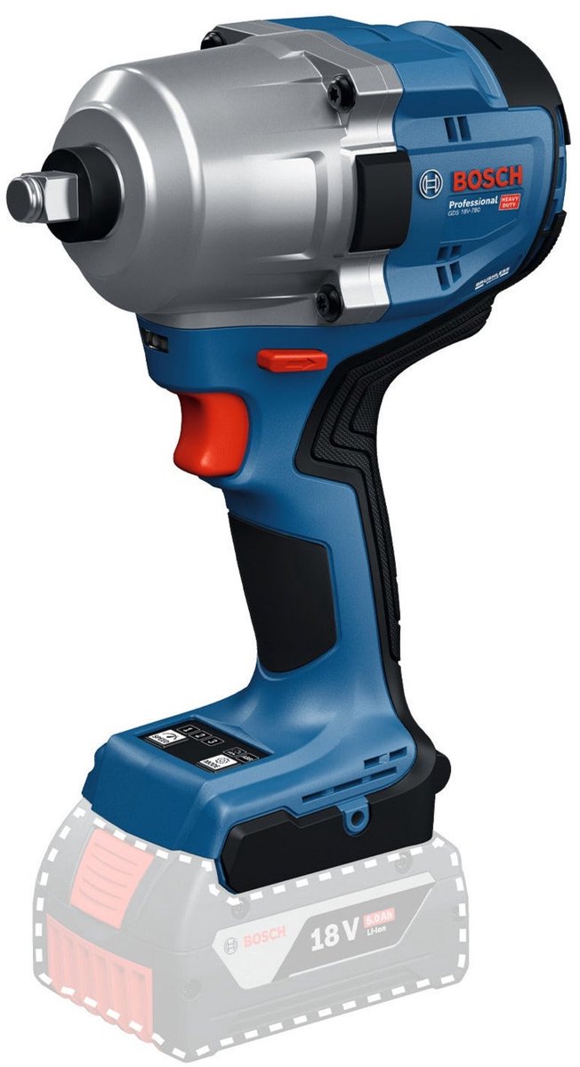 Bosch Professional GDS 18V-780 Akku-Schlagschrauber 780nm 1 2 Reibring 18V Grundkörper – 06019P4000