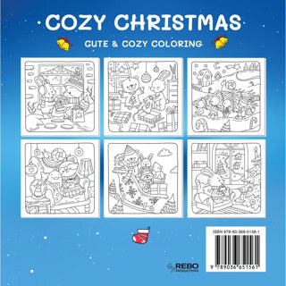 Rebo-Verlag Cosy Christmas – süßes, gemütliches Malbuch