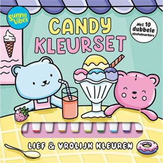 Lantern Publishers Malbuch Sunny Vibes – Bonbon-Malset