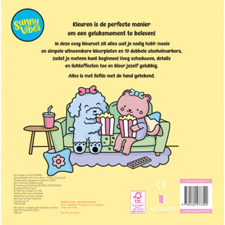 Lantern Publishers Malbuch Sunny Vibes – Bonbon-Malset