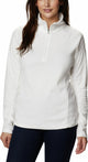 Columbia Glacial™ IV 1 2 Zip Fleecepullover – Fleecepullover mit halbem Reißverschluss – Outdoor-Pullover Damen – Weiß – Größe M
