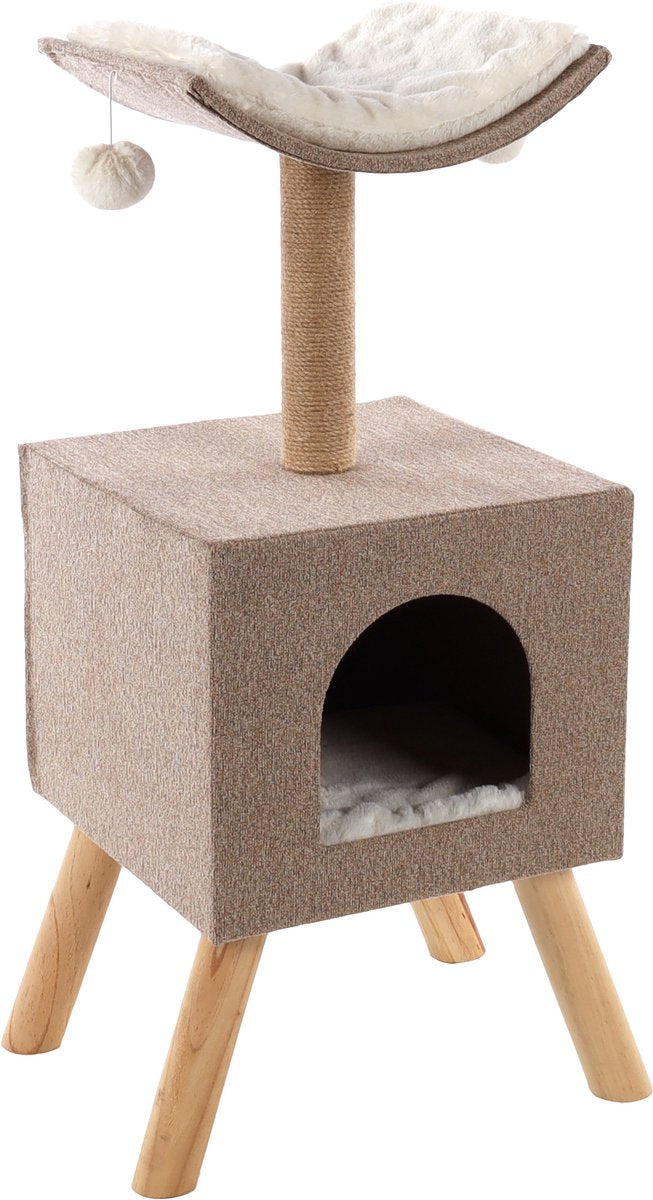 Flamingo Flamingo Cat Scraping Post Scandi 43,5x40x54,5 cm Beige 560554