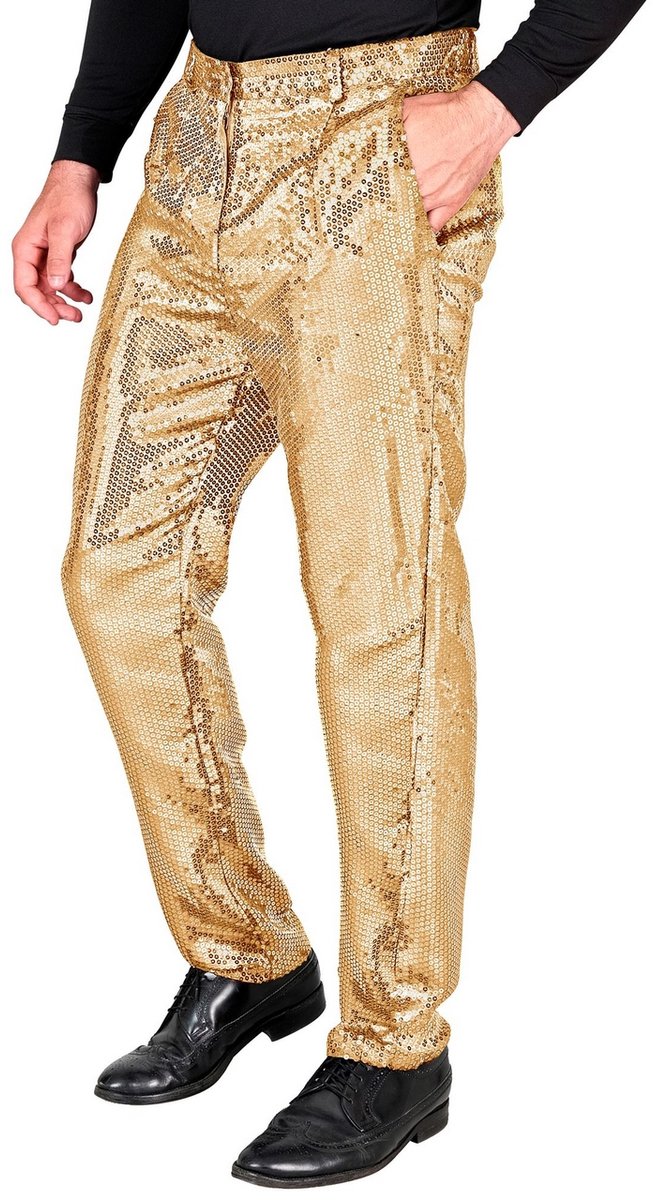 Widmann schillernde Paillettenhose Gold für Herren