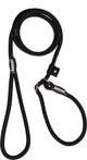Rebel Petz Hundeleine – Trainingsleine – Schwarz – S – 8 mm x 140 cm