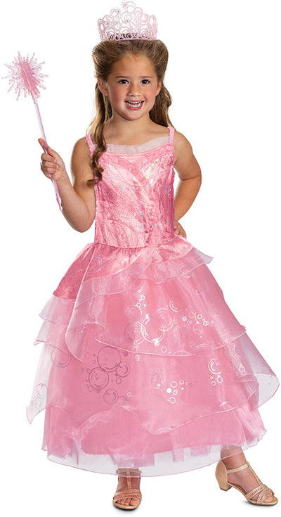 Verkleidung Glinda Deluxe Kleinkinderkostüm rosa 5-6 Jahre