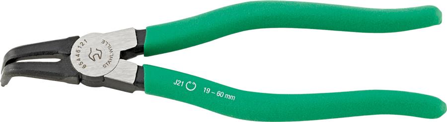 Stahlwille Sicherungsringzange J21 90° ø19-60 innen