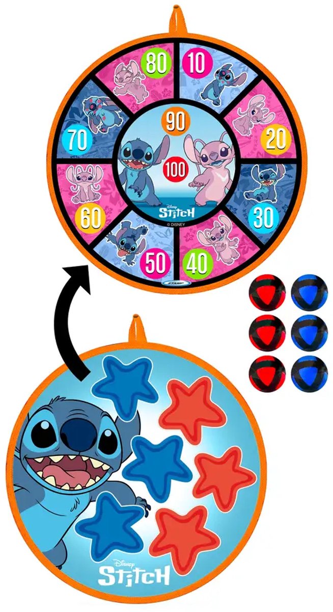 Disney – Stitch – Dartziel – 36 cm – doppelseitig