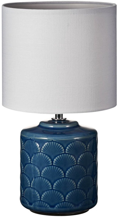 Pauleen LED-Tischleuchte Glowing Midnight - E14 - max. 20 W – Wohnzimmer, Schlafzimmer, Esszimmer – Blau und Weiß