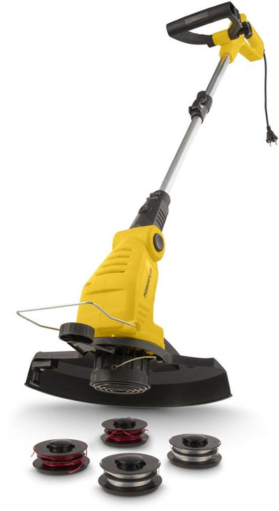 Powerplus Elektro-Rasentrimmer POWXG30036 – 650 W und 320 mm ø, 2-in-1-Gartengerät als Rasentrimmer und Kantenschneider für Ihren Garten