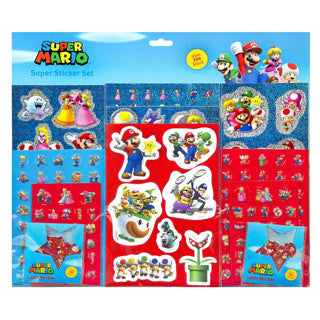 Super Mario Super Mario Aufkleber -Set