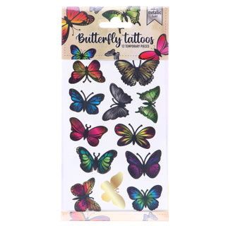 Totum Metallic Tattoos Schmetterlinge