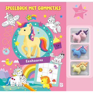 Spielbuch mit Radiergummis: Einhörner 4+